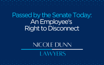Employee’s Right to Disconnect